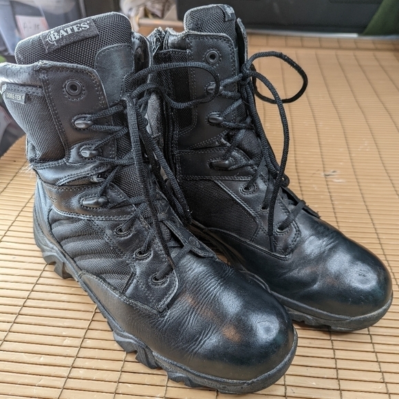 BATES Men\'s Size 13 GX-8 SIDE ZIP GORE-TEX WATERPROOF COMBAT BOOTS E02268 BLACK main image 10